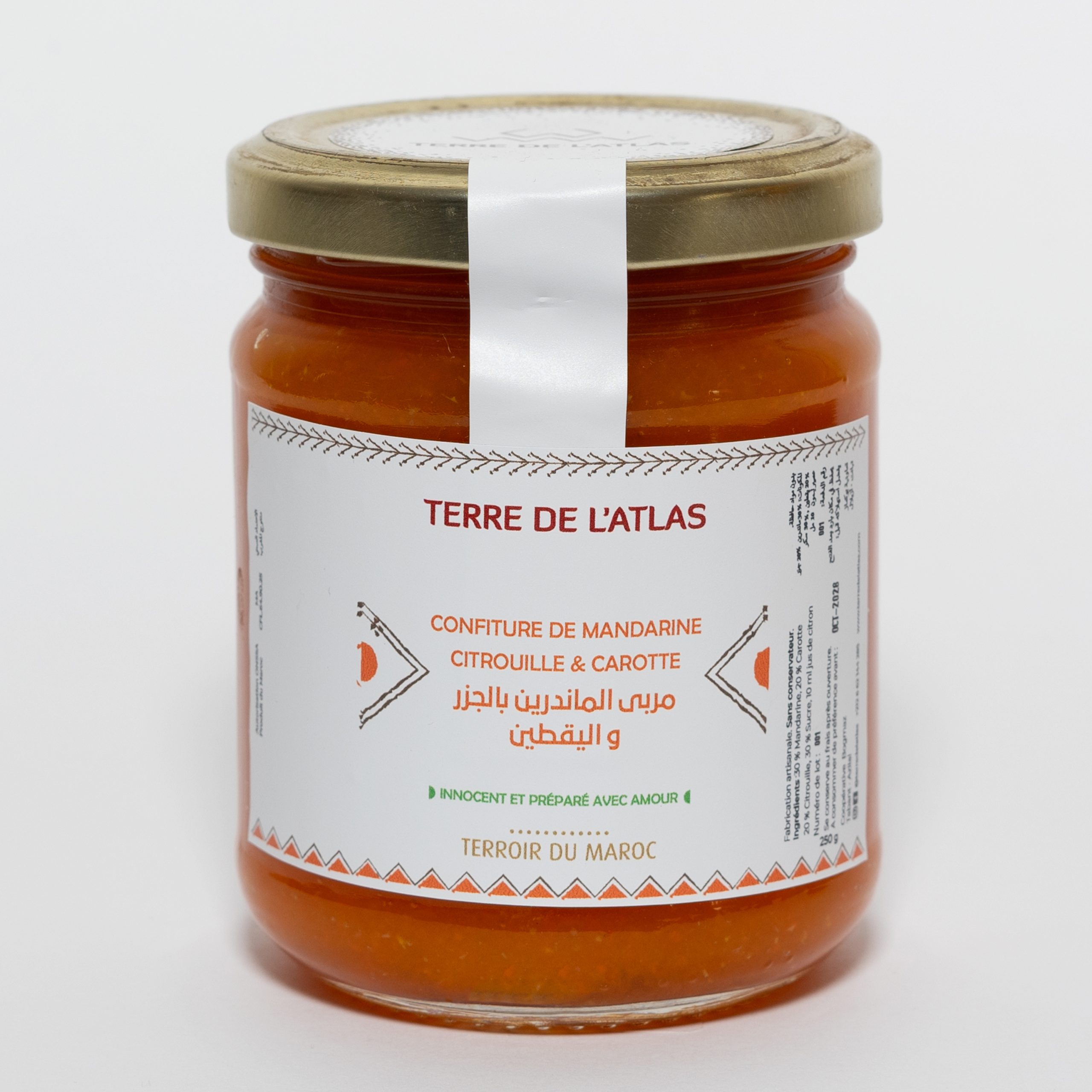 Confiture de Mandarine, Citrouille & Carotte